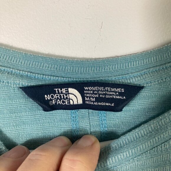 Womens The North Face Short Sleeve Emerine Top Teal M - Picture 6 of 7